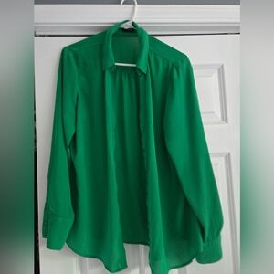 Worthington Green Button Down Shirt